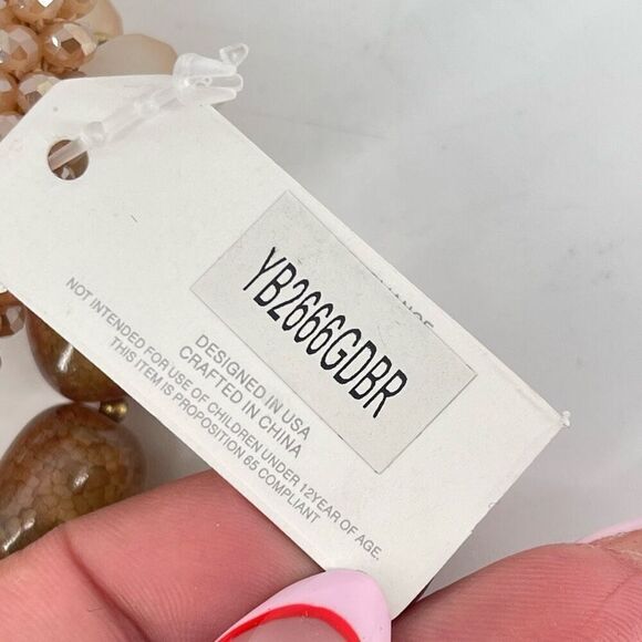 Pomina Women’s Neutral Bohemia Beaded Stretch Stackable Bracelet Set, Set of 3 - Picture 3 of 10